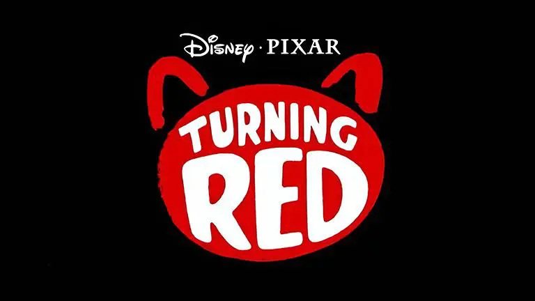 A black background with the words " turning red ".